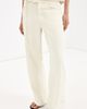 MANGO MANGO Wide Leg Cotton & Linen Jeans - 1