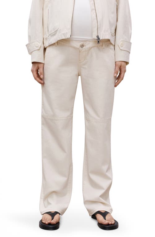 MANGO MANGO Wide Leg Leg Maternity Jeans