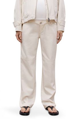 MANGO MANGO Wide Leg Leg Maternity Jeans