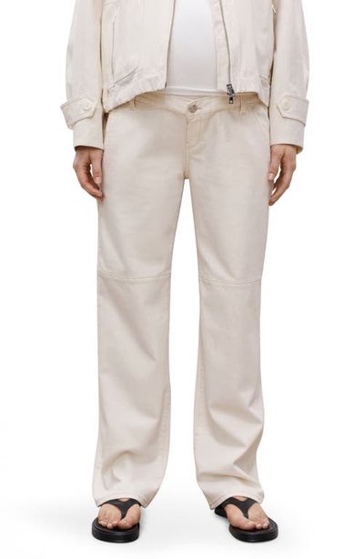MANGO MANGO Wide Leg Leg Maternity Jeans