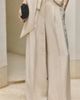MANGO MANGO Wide Leg Lyocell Blend Pants - 2