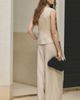 MANGO MANGO Wide Leg Lyocell Blend Pants - 4