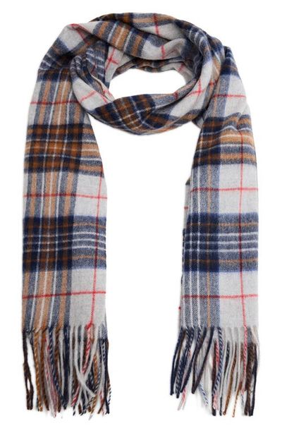 MANGO MANGO Wool Check Scarf