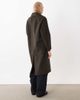 Mango Mango wool mix double breasted midi coat in brown plaid - 4