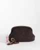 Mango Mango woven clutch purse in brown - 2