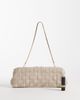 Mango Mango woven faux leather bag in oat-Neutral - 2