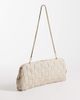 Mango Mango woven faux leather bag in oat-Neutral - 4