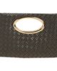 MANGO MANGO Woven Faux Leather Frame Clutch - 1