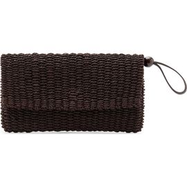 MANGO MANGO Woven Raffia Pouch