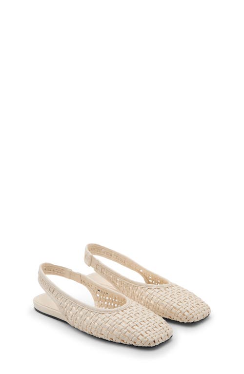 MANGO MANGO Woven Slingback Flat