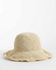 Mango Mango woven sun hat in beige-Neutral - 1