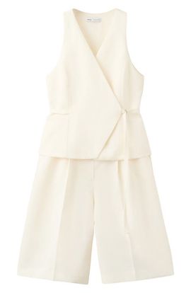MANGO MANGO Wrap Jumpsuit