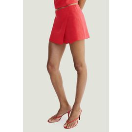 MANGO MANGO Wrap Miniskirt