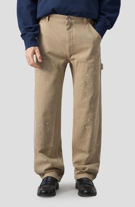 MANGO MANGO x Fantastic Man Paint Splatter Relaxed Fit Carpenter Jeans