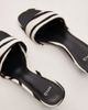 Mango Mango zebra print leather heels in black - 3