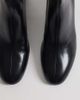 Mango Mango zip detail heeled ankle boots in black - 3