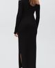 MANGO TEEN MANGO TEEN Asymmetric Cutout One-Shoulder Long Sleeve Dress - 2