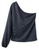 MANGO TEEN MANGO TEEN Asymmetric Ruched One-Shoulder Top - 4