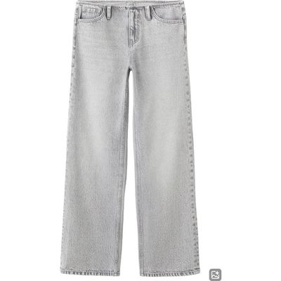 MANGO TEEN MANGO TEEN Bandless Low Rise Straight Leg Jeans