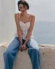 MANGO TEEN MANGO TEEN Beaded Detail Smocked Viscose Top - 5