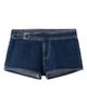 MANGO TEEN MANGO TEEN Belted Denim Minishorts - 4