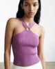 MANGO TEEN MANGO TEEN Cutout Knit Halter Top - 2