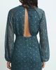 MANGO TEEN MANGO TEEN Cutout Long Sleeve Clip Dot Chiffon Dress - 3