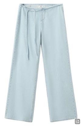 MANGO TEEN MANGO TEEN Drawstring Wide Leg Jeans