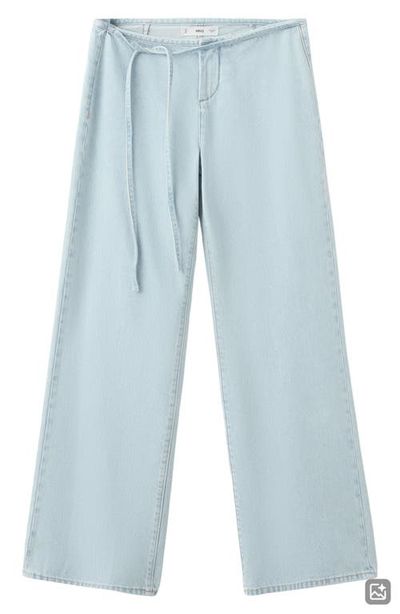 MANGO TEEN MANGO TEEN Drawstring Wide Leg Jeans