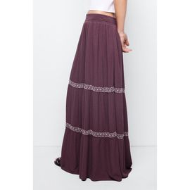 MANGO TEEN MANGO TEEN Embroidered Panel Maxi Skirt