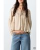 MANGO TEEN MANGO TEEN Embroidered Peplum Blouse - 1