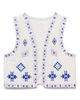 MANGO TEEN MANGO TEEN Embroidered Quilted Cotton Crop Vest - 3