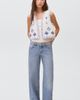 MANGO TEEN MANGO TEEN Embroidered Quilted Cotton Crop Vest - 4