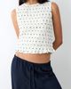 MANGO TEEN MANGO TEEN Embroidered Ruched Shell - 1