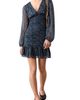 MANGO TEEN MANGO TEEN Floral Long Sleeve Ruffle Hem Minidress - 1