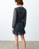 MANGO TEEN MANGO TEEN Floral Long Sleeve Ruffle Hem Minidress - 3