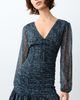 MANGO TEEN MANGO TEEN Floral Long Sleeve Ruffle Hem Minidress - 4
