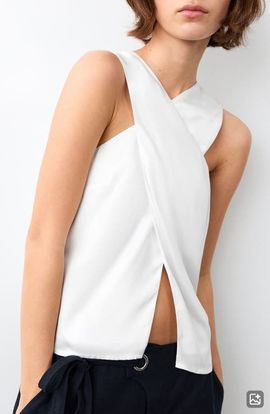 MANGO TEEN MANGO TEEN Flowy Crossover Sleeveless Top