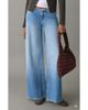 MANGO TEEN MANGO TEEN Frayed Waist Wide Leg Jeans - 1