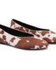 MANGO TEEN MANGO TEEN Genuine Calf Hair Ballet Flat - 1