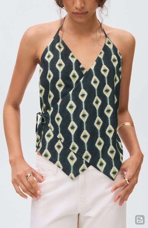 MANGO TEEN MANGO TEEN Halter Wrap Front Top