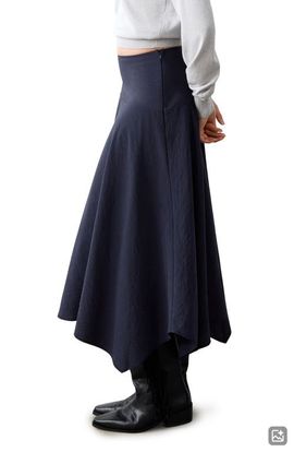MANGO TEEN MANGO TEEN Handkerchief Hem Midi Skirt
