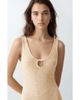 MANGO TEEN MANGO TEEN Kids' Beaded Metallic Knit Dress - 1