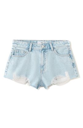 MANGO TEEN MANGO TEEN Kids' Frayed Low Waist Shorts