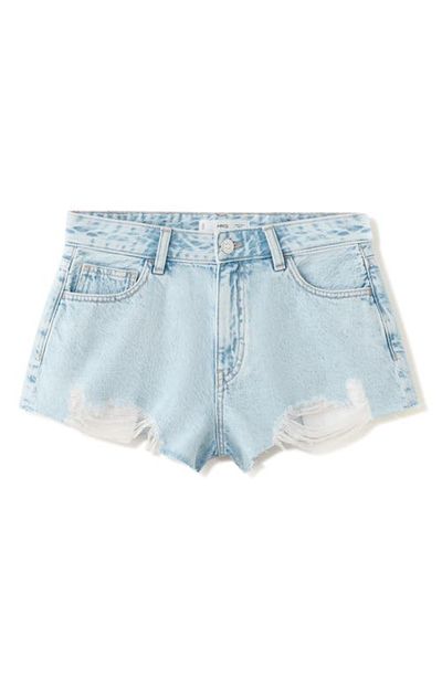 MANGO TEEN MANGO TEEN Kids' Frayed Low Waist Shorts
