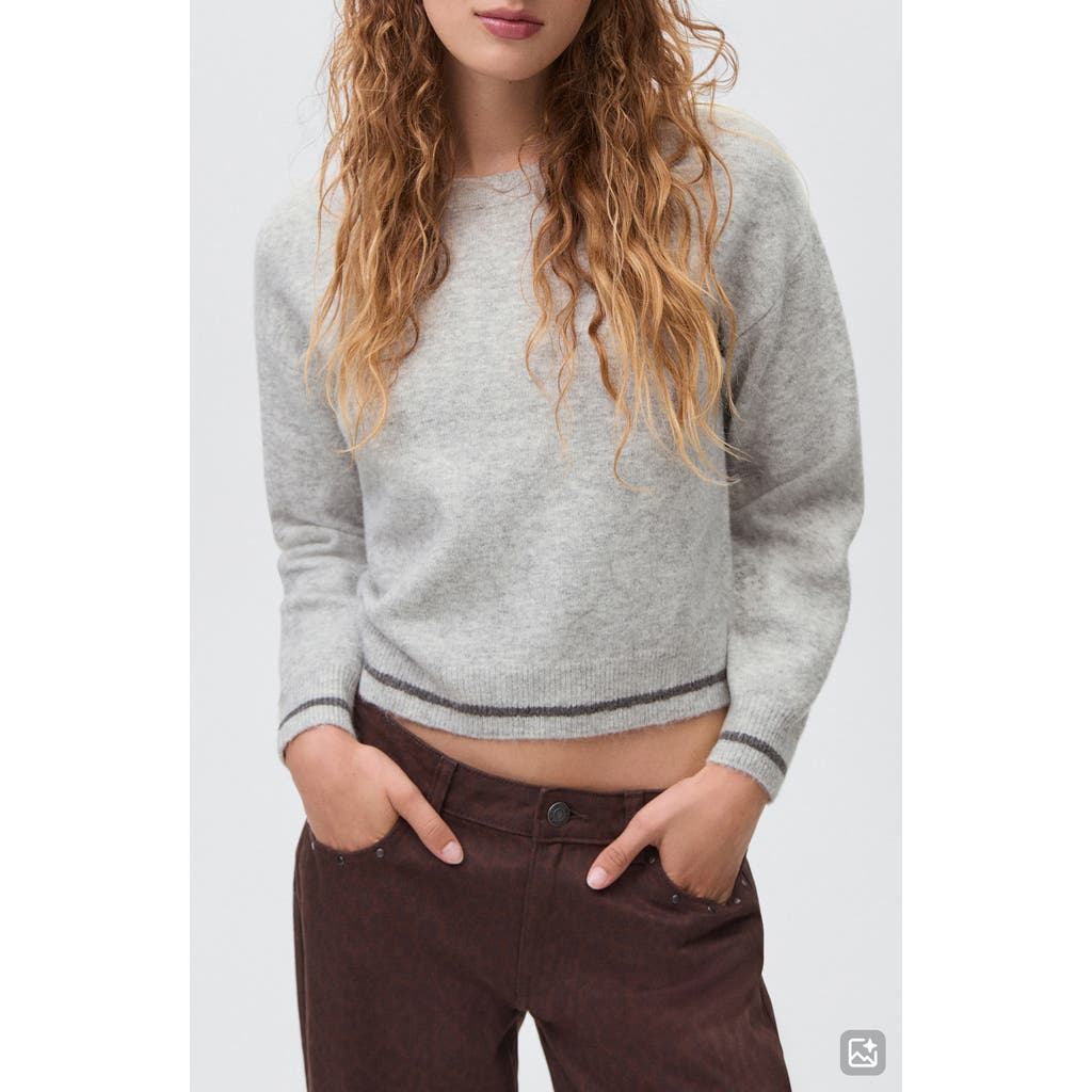 MANGO TEEN MANGO TEEN Lightning Bolt Crop Sweater