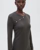MANGO TEEN MANGO TEEN Long Sleeve Faux Wrap Maxi Dress - 3