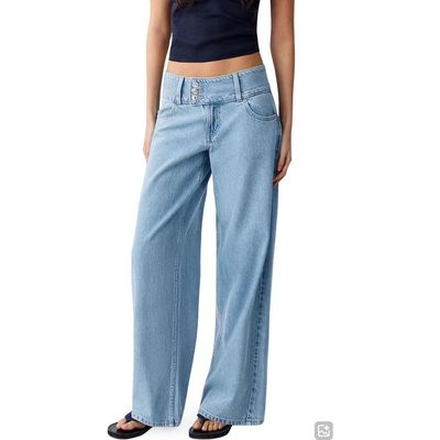 MANGO TEEN MANGO TEEN Low Rise Cotton Jeans