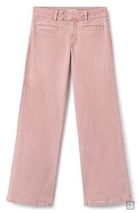 MANGO TEEN MANGO TEEN Low Rise Stacked Button Straight Leg Jeans