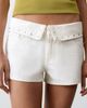 MANGO TEEN MANGO TEEN Low Rise Stud Denim Shorts - 2